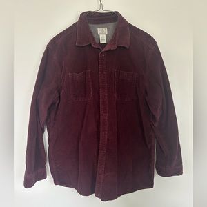 Vintage LL Bean corduroy shirt jacket